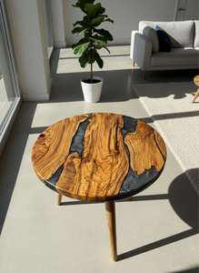 Decoración Arquitectónica de Lujo Atemporal, Fusión de Madera y Resina, Silueta Elegante, Estilo Contemporáneo, Acento de Lujo, Obra Maestra Interior - Product Image 5