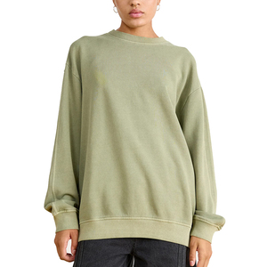 Sudadera Extra Grande para Mujer, Algodón Suave Premium, Cuello Redondo, Manga Larga, Estilo Casual, Cómoda y Transpirable - Product Image 1