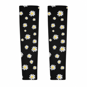 New Seamless Flower Printed Anti-Uv Arm Sleeves for <b>Cycling</b> and Outdoor Activities Spandex Polyester Compression Cooling - Product Image 1