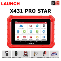 LAUNCH X431 PRO STAR Automotive Diagnostic Scanner ECU Coding Active Test Full System OBD2 Scan Tool