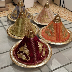 Thủ công màu đồng chaffing món ăn thiết kế nhung thanh lịch | dụng cụ nấu thủ công cho nhà bếp và ăn uống | OEM & đơn đặt hàng số lượng lớn có sẵn - Product Image 3