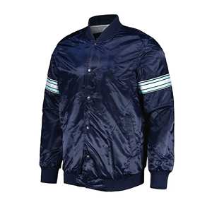เสื้อแจ็คเก็ตผ้าซาตินแบบสั่งทำพิเศษ |   เสื้อโค้ชปักโลโก้แบบวาร์ซิตี้ |   แฟชั่นสตรีทแวร์ |   โรงงาน OEM - Product Image 3