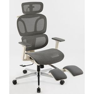 Sedia da Ufficio Ergonomica con Schienale Alto, Supporto Lombare Dinamico, Poggiatesta 2D, Braccioli 4D e Poggiapiedi - Product Image 4