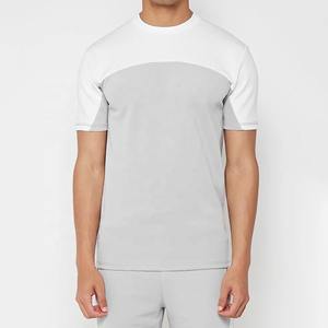 New Custom Summer Comfortable Color Block Shirt and Shorts Set Cotton <b>Running</b> Men Short Sets - Product Image 1