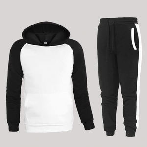 Ensemble de survêtement streetwear personnalisé pour homme, écologique, extensible dans quatre directions, respirant et léger, avec sweat à capuche et pantalon de jogging - Product Image 5