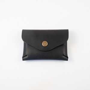 Minimal Leather <b>Stitch</b> less Wallet Genuine Cowhide Slim Card <b>Holder</b> Front Pocket Wallet for Men LSW-0021 - Product Image 2