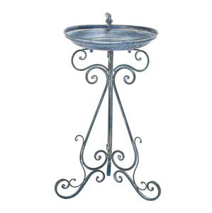Nouvelle Arrivée : Bain d'oiseaux de jardin de luxe en métal et fer forgé pour extérieur – Taille, forme et couleur personnalisables - Product Image 6