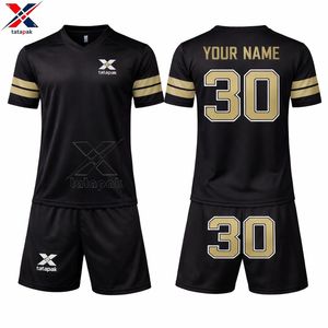 Conjunto de Camisetas de Fútbol 7V7 Personalizadas TATAPAK, Secado Rápido, Absorción de Humedad, Material 100% Poliéster, Cuello en V, Manga Corta - Product Image 3