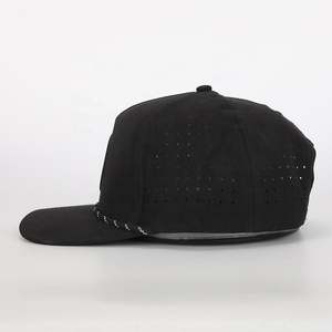 หมวกแก๊ป LIVERMORE BARBER SHOP แบบ Snapback 5 แผง ปรับขนาดได้ สีดำ โพลีเอสเตอร์ สำหรับทุกเพศ ระบายอากาศได้ดี กันน้ำ ผ้าแคนวาส สไตล์สตรีทสำหรับกิจกรรมกลางแจ้ง - Product Image 3
