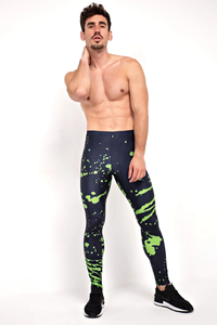 Men's Solid <b>Pattern</b> Compression Gym <b>Leggings</b> Wholesale Fitness Bodybuilding Sports Yoga <b>Leggings</b> for Men with cheap quality - Product Image 2