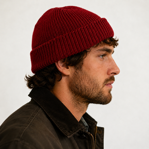 Plain Acrylic Knitted Beanie <b>Winter</b> Warm Folded Cuff <b>Hat</b> for <b>Men</b> Women Outdoor Wear - Product Image 6