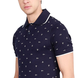 Blue Men's for <b>Shirt</b> <b>Half</b> Sleeve Jersey Cotton Casual <b>Button</b> Down Regular Solid Casual Wear - Product Image 2