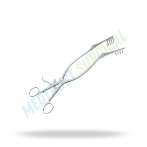 Rétracteur Beckman 4x4 à 4 griffes, 31,5 cm, instrument chirurgical neurochirurgical pour la rétraction tissulaire - Product Image 3