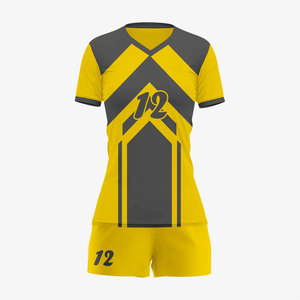 Uniformes de Voleibol para Mujer de Alta Calidad, Diseño Personalizado, Logotipo a Color, Impresión Digital, 100% Poliéster, Uniformes de Voleibol Personalizados - Product Image 5