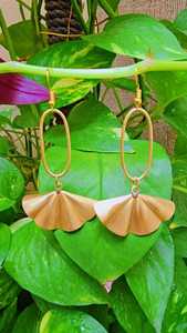 Minimalist Triple Round Statement Earrings - Product Image 6