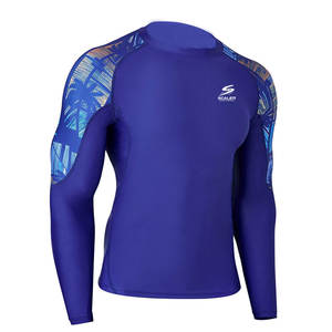 Camiseta de Compresión para BJJ, para Exteriores, con Material Transpirable, Diseño Ligero y Protección UV, para Playa, Correr, Surf y Natación - Product Image 1