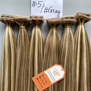 Vente en gros Stock important Extensions de cheveux vietnamiennes à cuticule alignée Couleur de mise en évidence Bande humaine dans les cheveux - Product Image 6