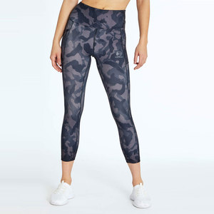 Leggings de yoga pour femmes avec logo personnalisé, taille mi-haute, extensibles, avec service de fabrication de marque privée et de personnalisation. - Product Image 1
