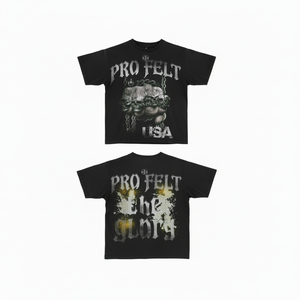 T-shirt Homme Lourd 100% Coton Manches Courtes Ample Hip Hop Respirant Délavé à l'Acide avec Logo Personnalisé Vente en Gros Haute Qualité - Product Image 5