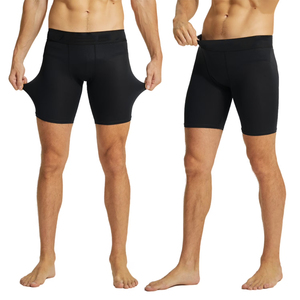 Fitness Running Summer <b>Short</b> Workout Men's Sports <b>Compression</b> Gym <b>Shorts</b> Waterproof Eco Friendly Breathable - Product Image 1