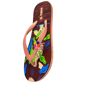 Wholesale Supply <b>Ladies</b> Rubber Slippers Lightweight Durable Casual Flip Flops For Beach Travel Home And Outdoor Use For Sale - Product Image 2