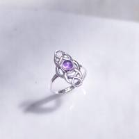 Magnifiques bagues en argent sterling 925 avec améthyste et rubis de qualité supérieure, prix de gros, bijoux en argent