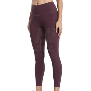 เลกกิ้งสตรีสุดหรูทำจากผ้ายืดเรียบสำหรับใช้ในชีวิตประจำวัน - Product Image 3