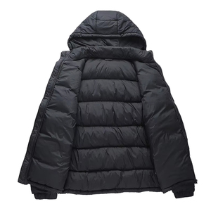 Men's High Quality Unisex Winter Puffer Jacket For Men Warm Windproof Hoodie Full Zipper Closure Casual Insulated Puffer Jacket - Product Image 6