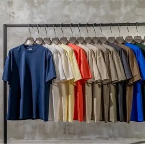 Camiseta Casual de Hombre, Cuello Redondo, Manga Corta, Corte Regular, Tejido de Punto, 100% Algodón, Color Sólido, Logotipo Frontal, Transpirable, Secado Rápido - Product Image 2