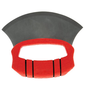 Roter Gummigriff Schafsfuß-Klingenmesser Stahlklinge 0,7mm Dicke Nicht Verstellbares Einzelklingenmesser - Product Image 3