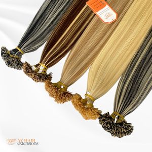 Extensiones de cabello crudo humano de alta calidad 100%, fábrica al por mayor, color personalizado, hueso liso y sedoso, punta plana recta - Product Image 5