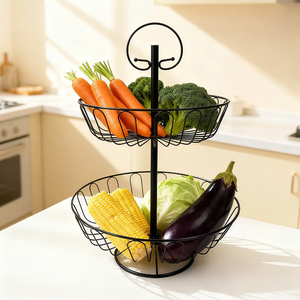 Cestas modernas de alambre metálico, duraderas para uso diario, sin embargo, ligeras y fáciles de mover. - Product Image 6