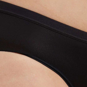 Women Mid-Rise Seamless Hipster <b>Panties</b> Solid Color Basic Knitted Stretch Fabric - Product Image 6