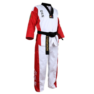 Muestra Disponible: Uniforme de Taekwondo Kwon para Adultos, Dobok Premium para Entrenamiento y Competición, Tela de Sarga Transpirable, Venta al Por Mayor - Product Image 2