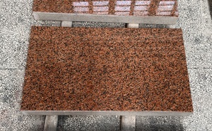 Cheap American Style Flat Tianshan Red Granite <strong>Stone</strong> Marker <strong>Memorial</strong> Tombstone Monuments Headstones <strong>for</strong> <strong>Graves</strong> - Product Image 5