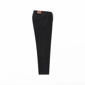 Pantalones Vaqueros de Mezclilla para Hombre, Corte Recto, Cintura Media, Color Negro Sólido, Ajuste Casual, Lavado Regular, Algodón de Peso Medio, Estilo Otoñal - Product Image 3