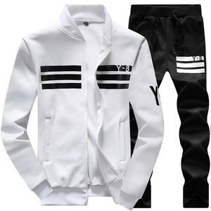 Conjunto Deportivo Negro para Hombre, Sudadera con Capucha y Cordón Ajustable, Bolsillos Laterales, Estilo Deportivo, Corte Regular, Ropa de Otoño, Diseño 2 en 1 - Product Image 2