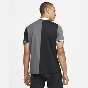 Polo décontracté pour homme en coton 100% anti-froissement avec motif d'ours, tricoté chaud, manches courtes, motif uni, polo de golf pour homme - Product Image 2