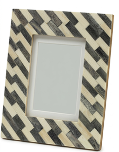 FASHION CRAFT TFC 502 Bone7 Mop Inlay Solid Wood Sustainable Minimalist Modern Vintage Photo <b>Frame</b>-Lightweight Elegant - Product Image 4