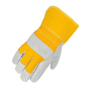 Gants de travail en cuir de vachette pleine fleur de qualité supérieure, protection des mains pour ébénistes canadiens, souples et confortables, gants de travail robustes - Product Image 5