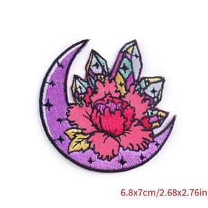 Trendy Lightning Embroidery <b>Patches</b> Custom Chenille Iron On Fabric <b>Patches</b> for Jackets Hats <b>Backpacks</b> Vests Clothing Fashion Gar - Product Image 3