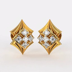 ZAWO HOUSE <b>Top</b> Quality Best Rates Diamond Earrings from India Lab grown Diamonds VVS1 Mossinate Quality jewelry wholesale - Product Image 4