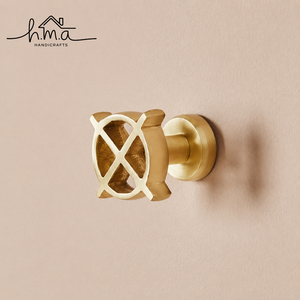 Handmade Solid Brass Geometric Cage Cabinet Knob Modern Decorative <b>Drawer</b> <b>Pull</b> Dresser Wardrobe Kitchen Bathroom Furniture - Product Image 1