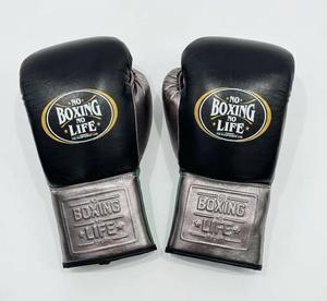 ถุงมือชกมวย MMA แบบผูกเชือกสไตล์เม็กซิกัน ยี่ห้อ No Boxing No Life หนังแท้ กันลื่น ป้องกันน้ำเหงื่อได้เต็มนิ้ว - Product Image 6