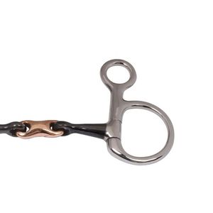 Bocado de caballo de acero inoxidable de alta calidad, cómodo, de doble articulación y anillo suelto - Industria Murid - Product Image 3