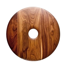 Planche à découper en bois d'acacia avec poignée planche à découper en bois d'acacia planche à découper d'aliments, de Pizza et de viande faite à la main - Product Image 4