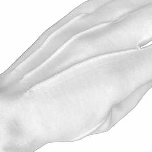 Gants unisexes maçonniques blancs 100% coton avec broderie artisanale, écologiques, pour une utilisation quotidienne en extérieur - Product Image 3