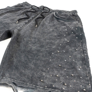 Shorts en jean imprimés délavés style vintage pour homme – Tendance et décontractés pour l'été et la plage – Qualité supérieure - Product Image 3