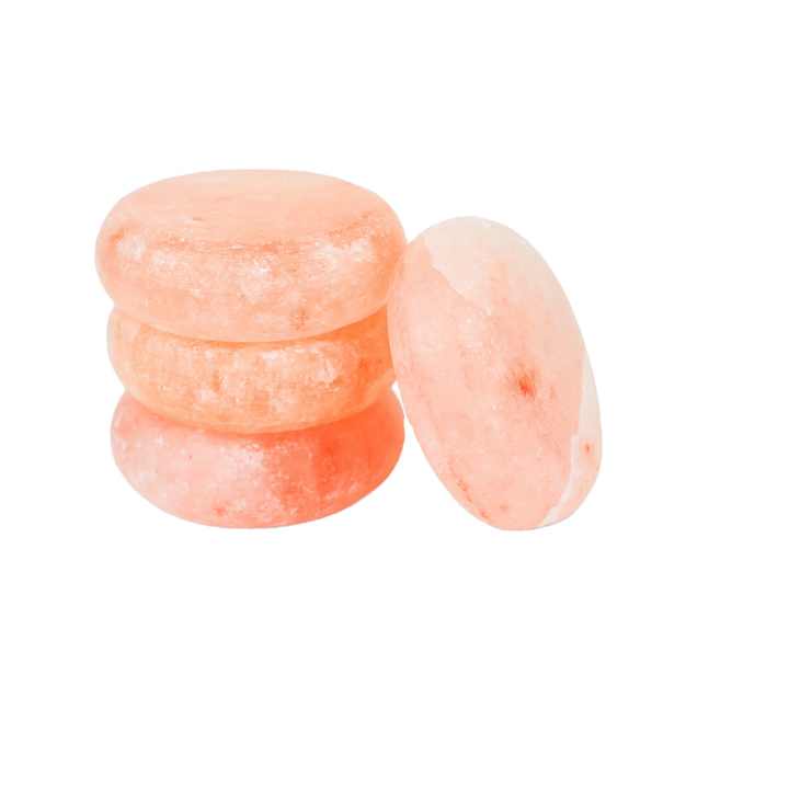 Himalayan Salt Bricks  Carved Body Massager in Love Theme Organic Material for Salt Room Spa Wall Massage