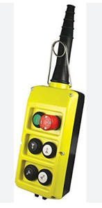 CMK-PL-07D4/CMKPL07D6 Plastic Yellow Pendant Station Dual-Speed Control <b>Hoist</b> EOT Crane IP65 Rated 440V 2-14 Push Button CMK - Product Image 3
